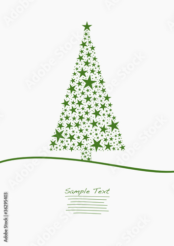 Christmas tree green from s...
