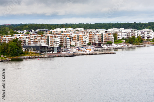 small swedish settlement in Stockholm suburb