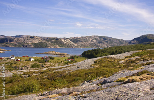 Rocky scenery in Norway