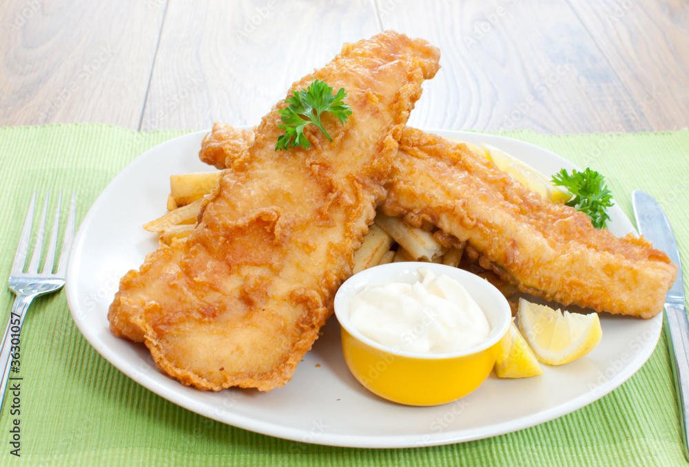 Fish and chips Fish and chips