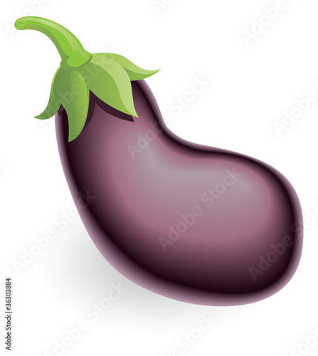 Aubergine eggplant or guine...