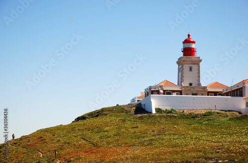 lighthouse on Cape Roca Portugal 