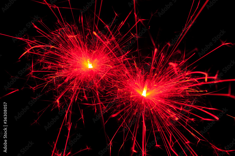 red christmas sparkler red christmas sparkler