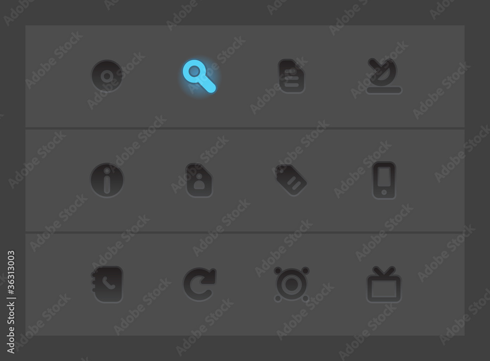 Interface icons Interface icons