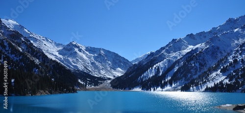 Kazakhstan expedition: Scenic big Almaty lake