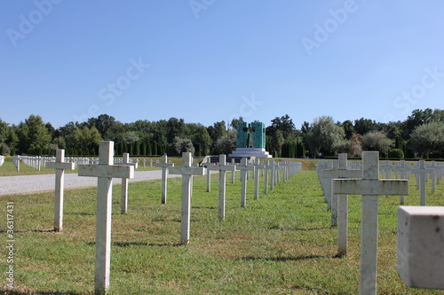 Vukovar - Kreuze am Friedhof
