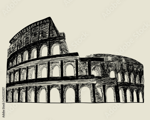 Roman coliseum.