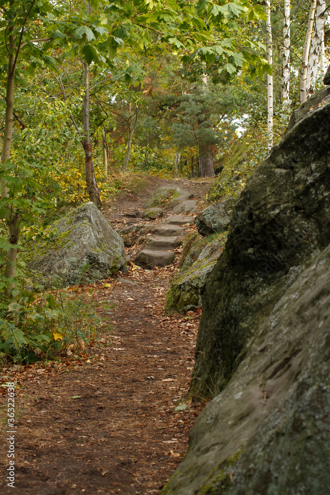 wandern auf dem Teufelsmauerstieg