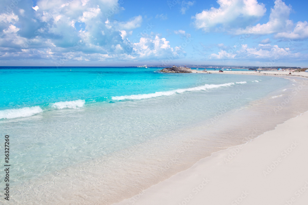 Illetes Formentera East beach tropical turquoise Illetes Formentera East beach tropical turquoise