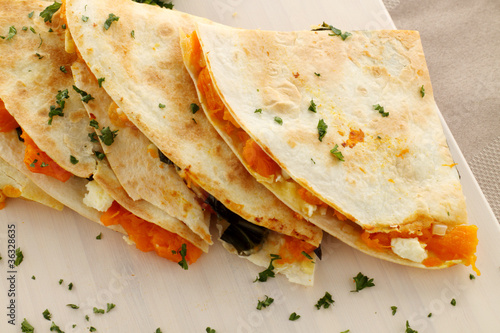 Pumpkin Quesadilla Stack