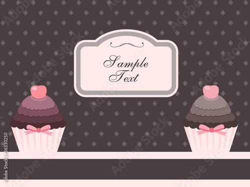 cupcake design or package design