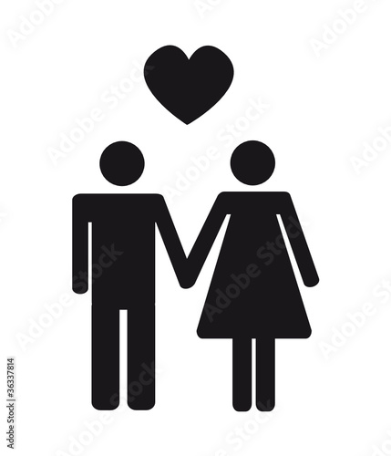 piktogramm in love