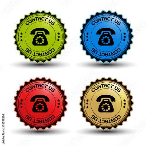 Vector contact buttons