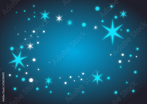 Fond fêtes bleu