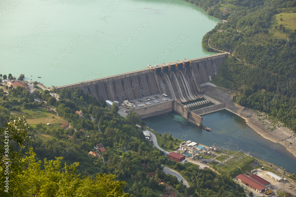 Hydroelectric Power Station, Perucac Dam Hydroelectric Power Station, Perucac Dam