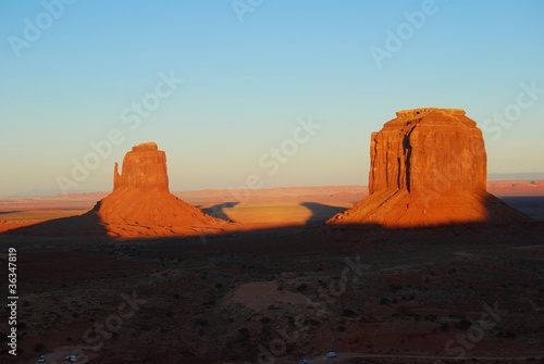 monument valley - sunset