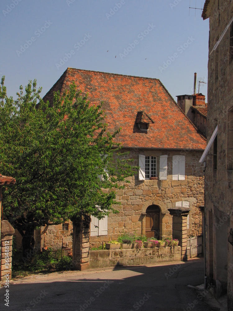 Village de Lacapelle-Marival ; Limousin ; Quercy ; Périgord