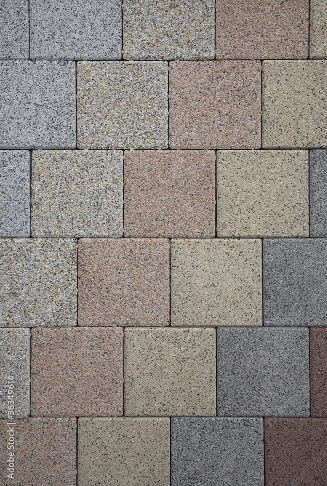 Obraz premium pastel colored geometric stone pattern