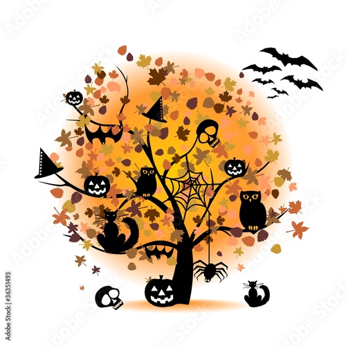 ARBOL HALLOWEEN