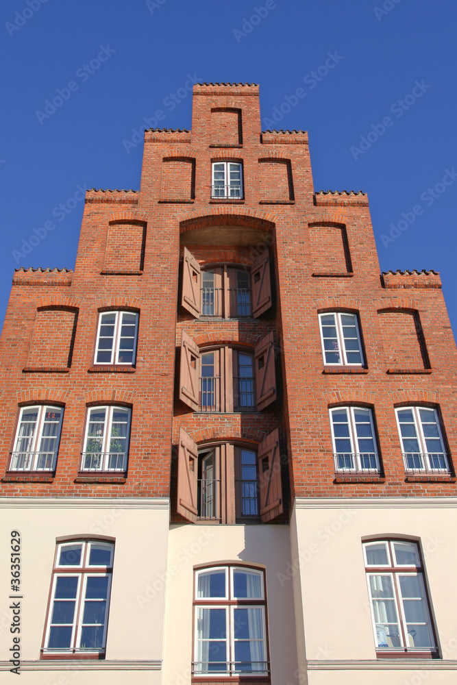 altes Giebelhaus in Lübeck