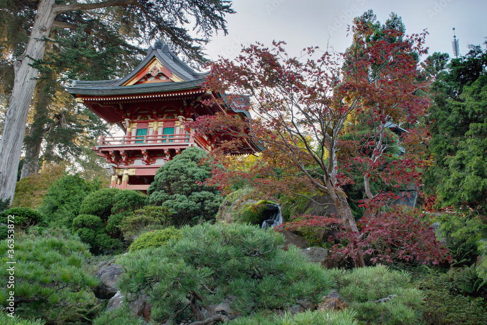 Pagoda at Japanese Garden
