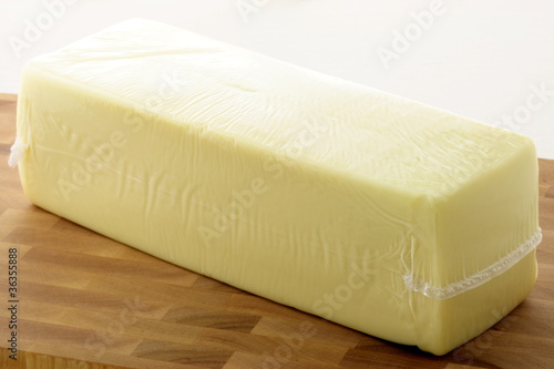 mozzarella cheese block