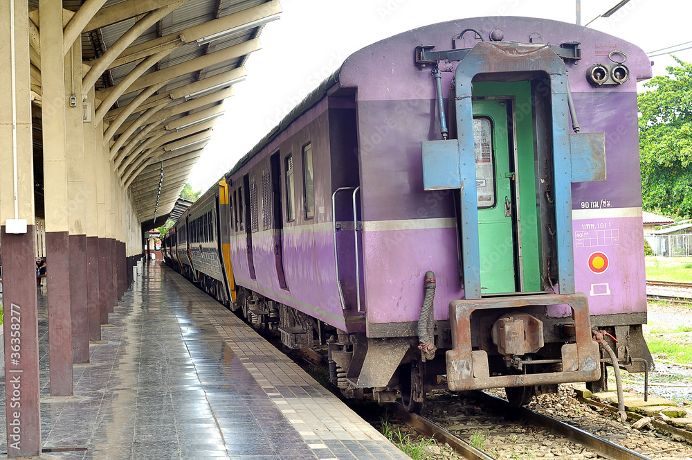 Fototapeta premium Country train