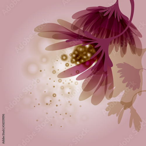 Fototapeta Naklejka Na Ścianę i Meble -  Abstract flower / Wine grape background