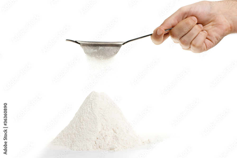 Sifted flour Sifted flour