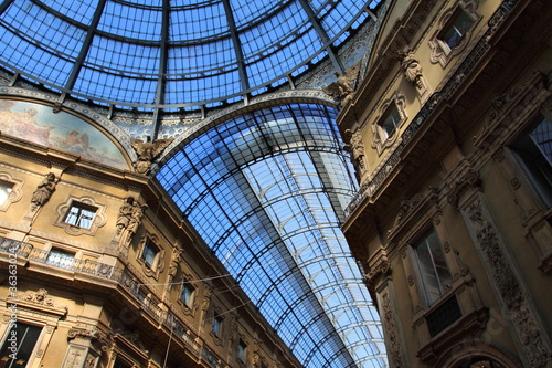 Glass gallery - Galleria Vittorio Emanuele - Milan - Italy