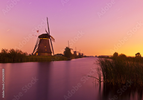 Windmills at Kinderdijk near Rotterdam