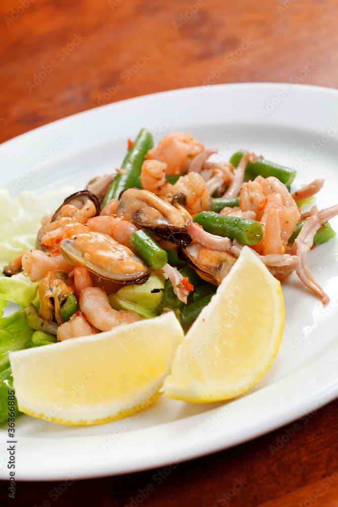 salad with shrimps salad with shrimps