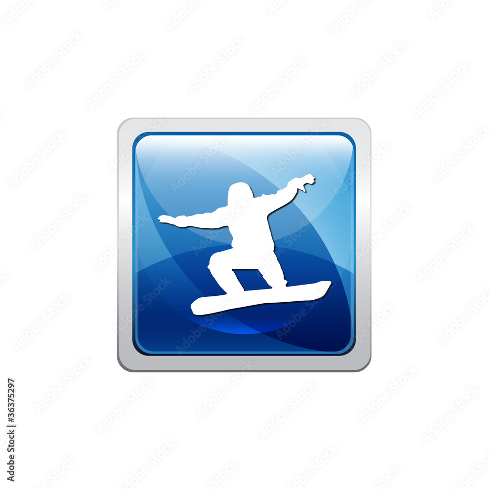 Botón snowboard