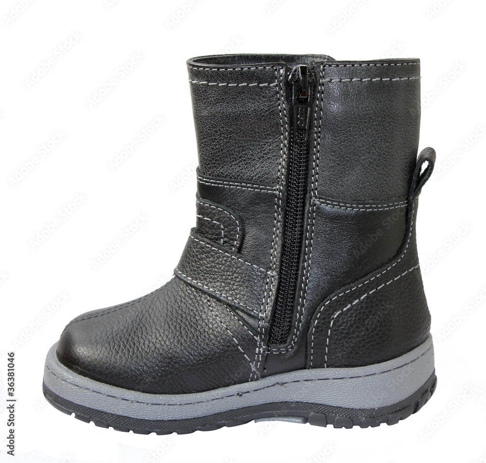 Children's leather boots Children's leather boots