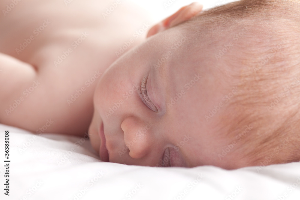 Sleeping baby. Sleeping baby.