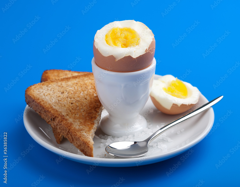 boiled egg in egg cup boiled egg in egg cup