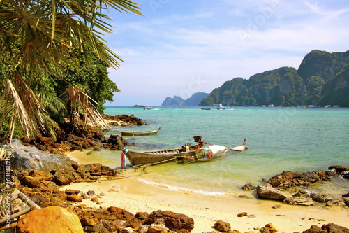 A paradisiac thai beach photo