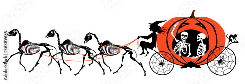 Halloween carriage
