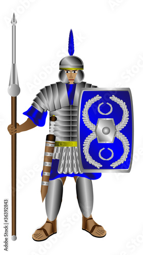 Legionnaire on white