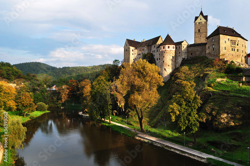 Castle Loket. Czech republic