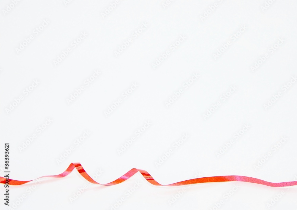 Rotes Geschenkband als Hintergrund Rotes Geschenkband als Hintergrund