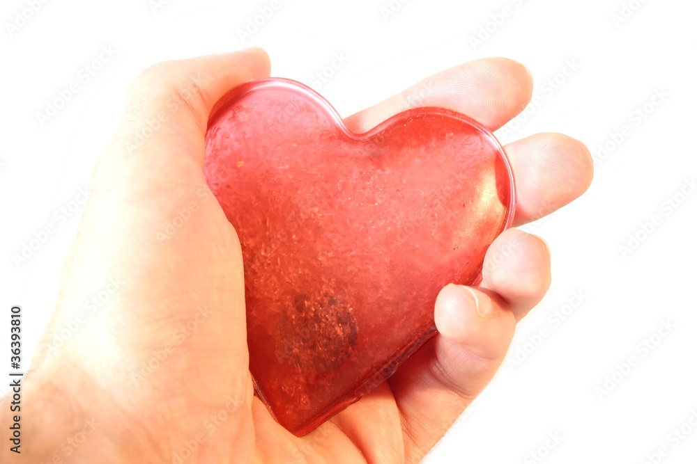 Fototapeta premium winter heat heart