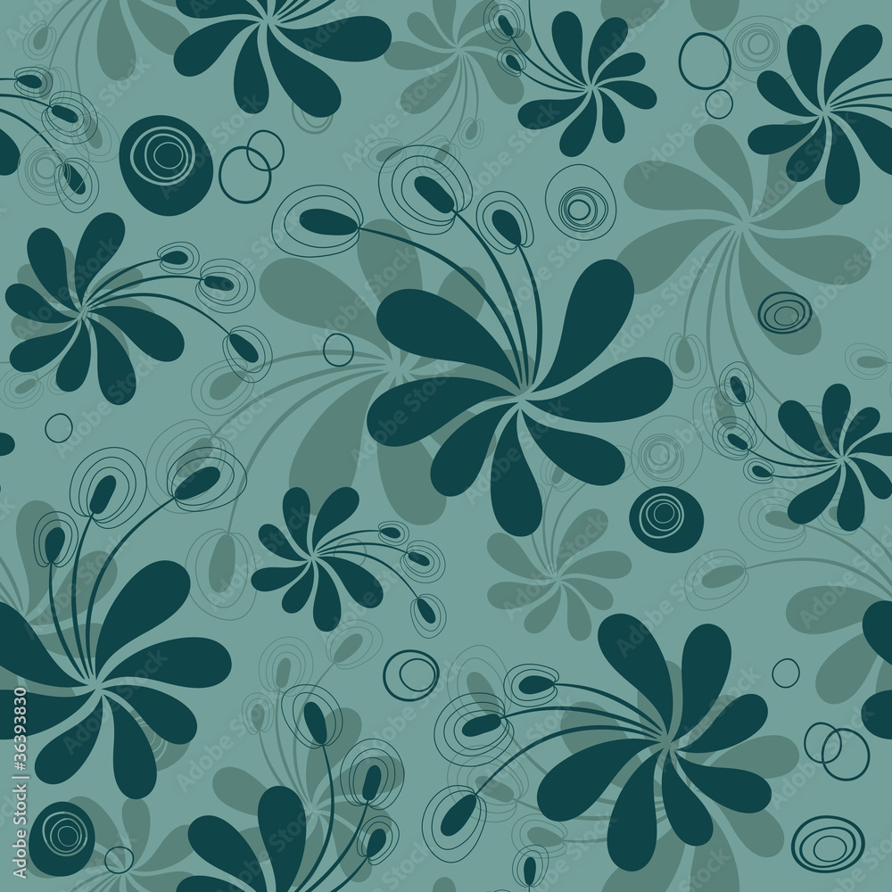 Repeating floral pattern Repeating floral pattern
