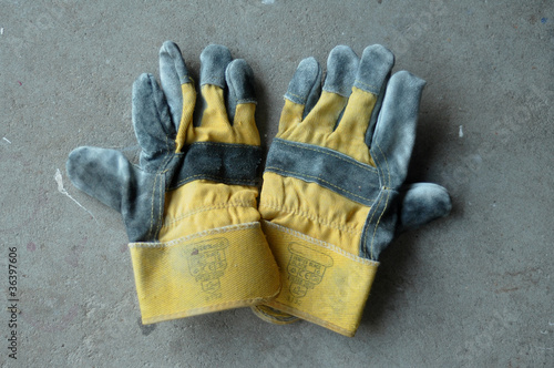 gants de chantier photo