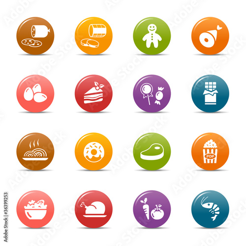 Colored dots - Food Icons