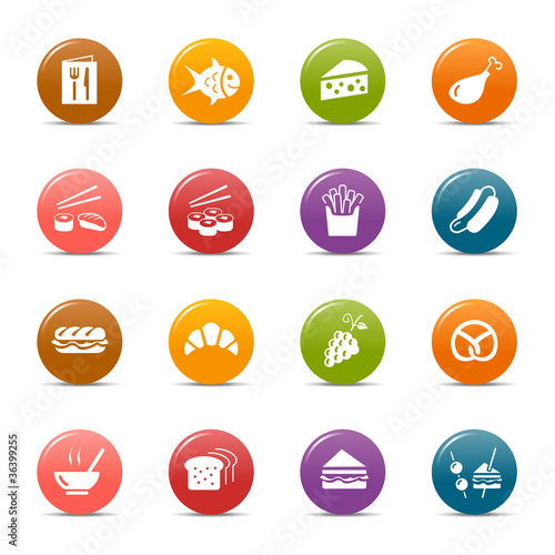 Colored dots - Food Icons