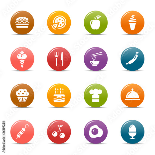 Colored dots - Food Icons