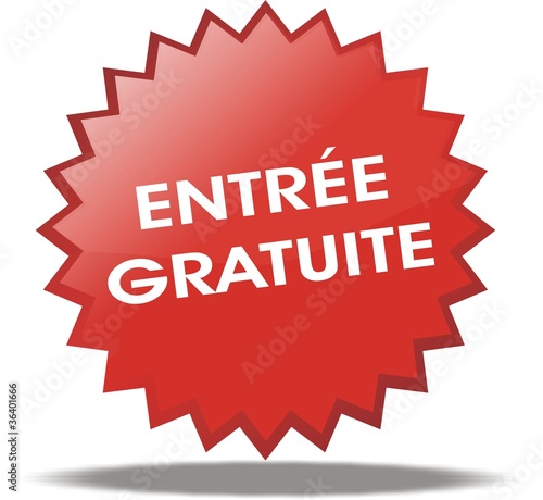 étiquette entée gratuite