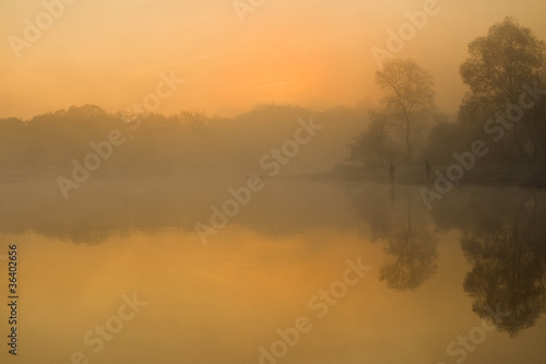 Fototapeta Naklejka Na Ścianę i Meble -  sunrise on the river