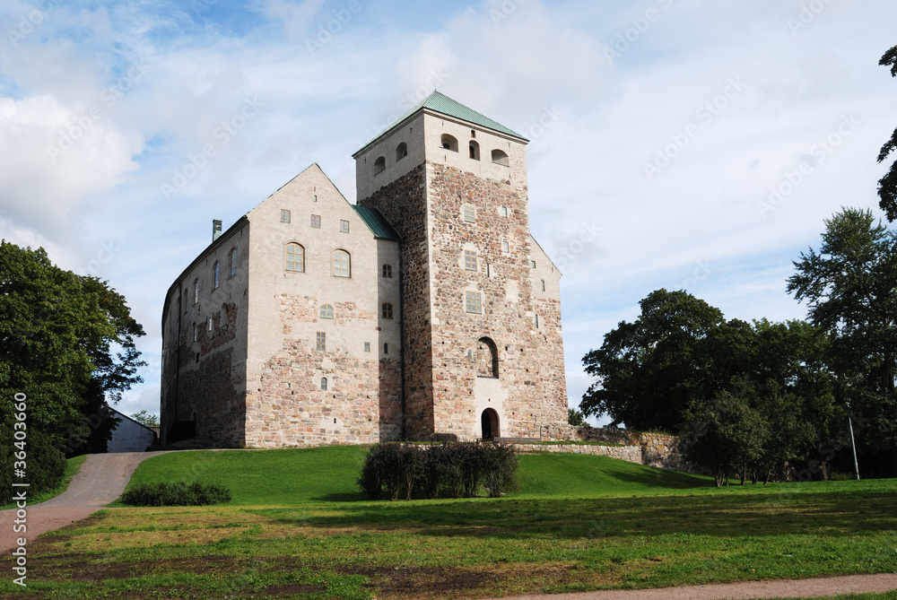 Wall Mural medieval castle in Turku, Finland